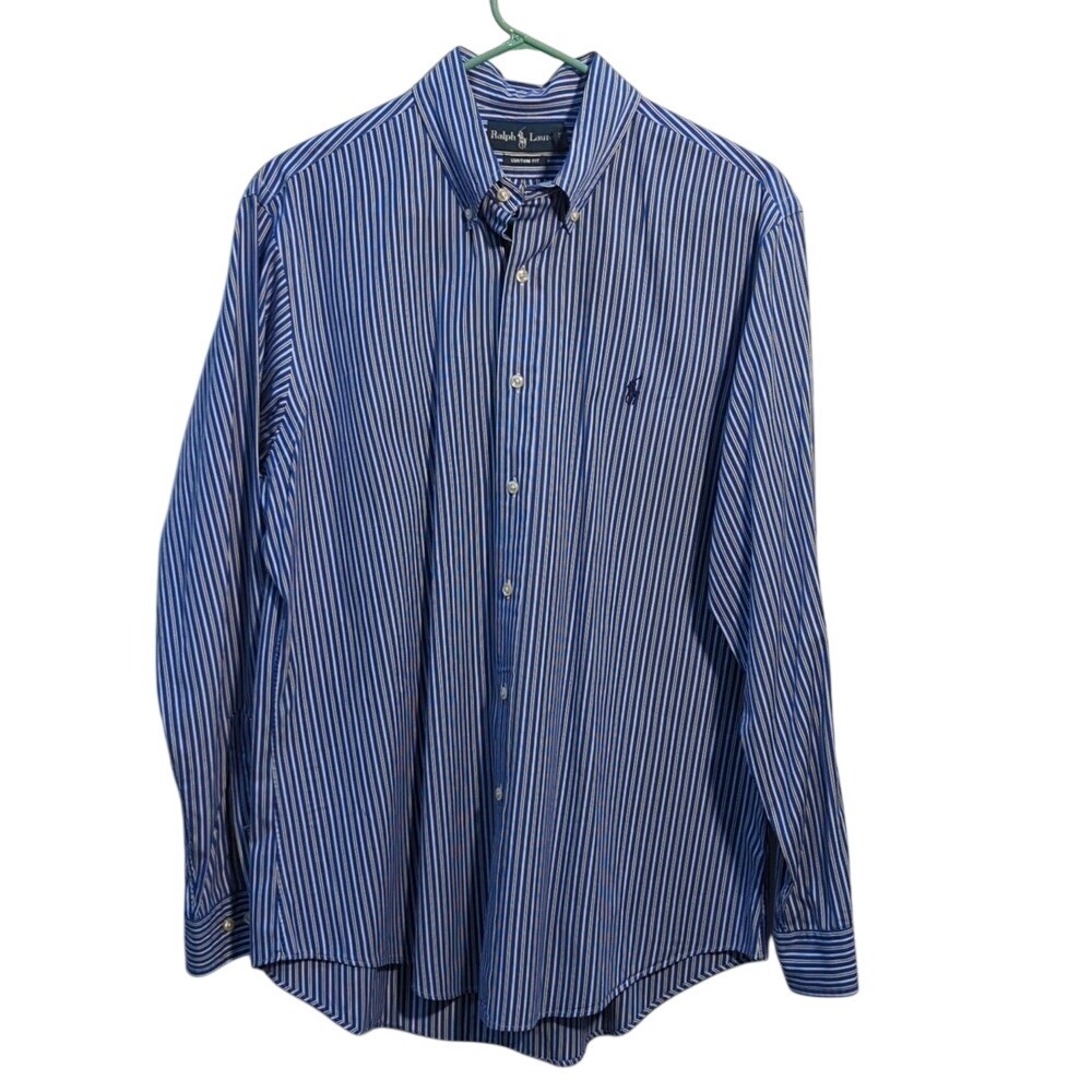 Ralph Lauren Men's Casual Button Down Shirt Sz 16.5 (neck) 34/35 (sleeve) Large